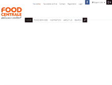Tablet Screenshot of foodcentrale.com